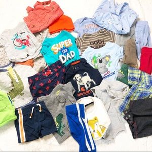 Newborn 0-3 Months Baby Boy Clothing Lot 25 Piece